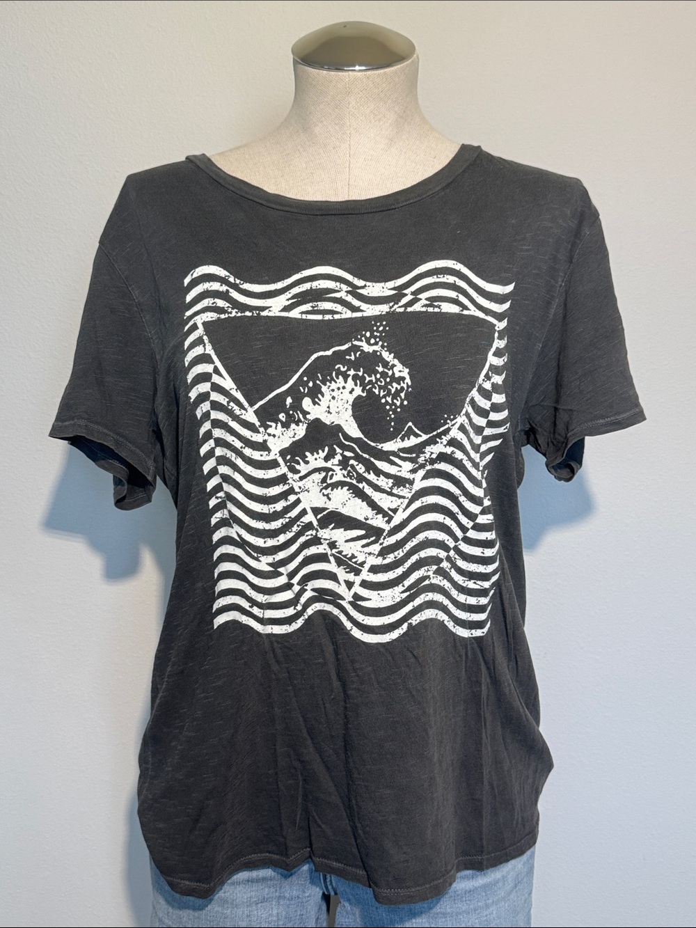 Billabong Gray Heathered Logo Tee